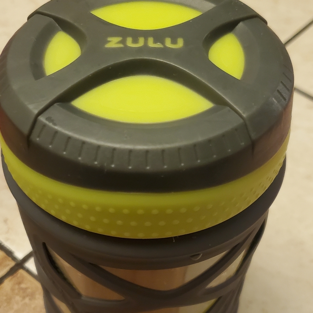 Zulu Lunch Canister 12oz Insulated Cold Hot Wide Mouth Silicon Sleeve Travel